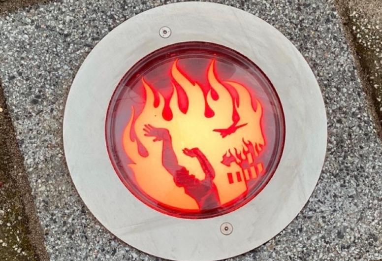 Brandgrenslamp.