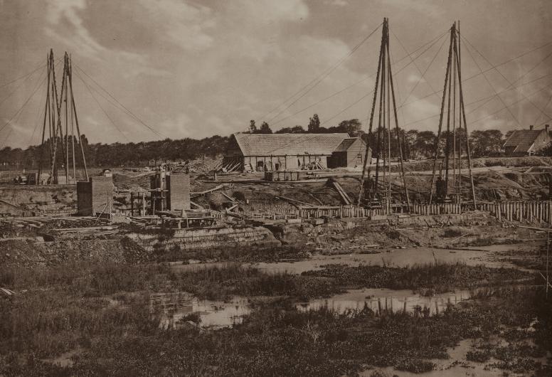 Werken der Rotterdamse Handelsvereniging op Feijenoord. September 1875.